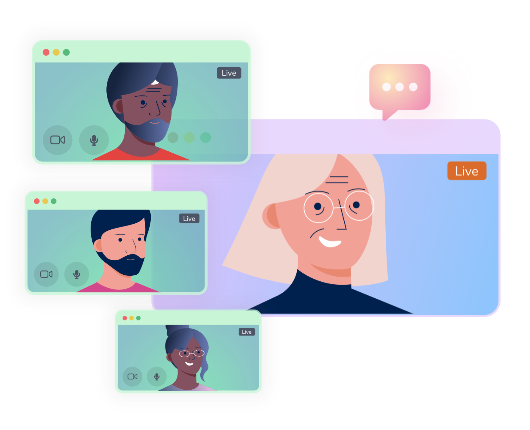 video-meeting-webinar-four-people